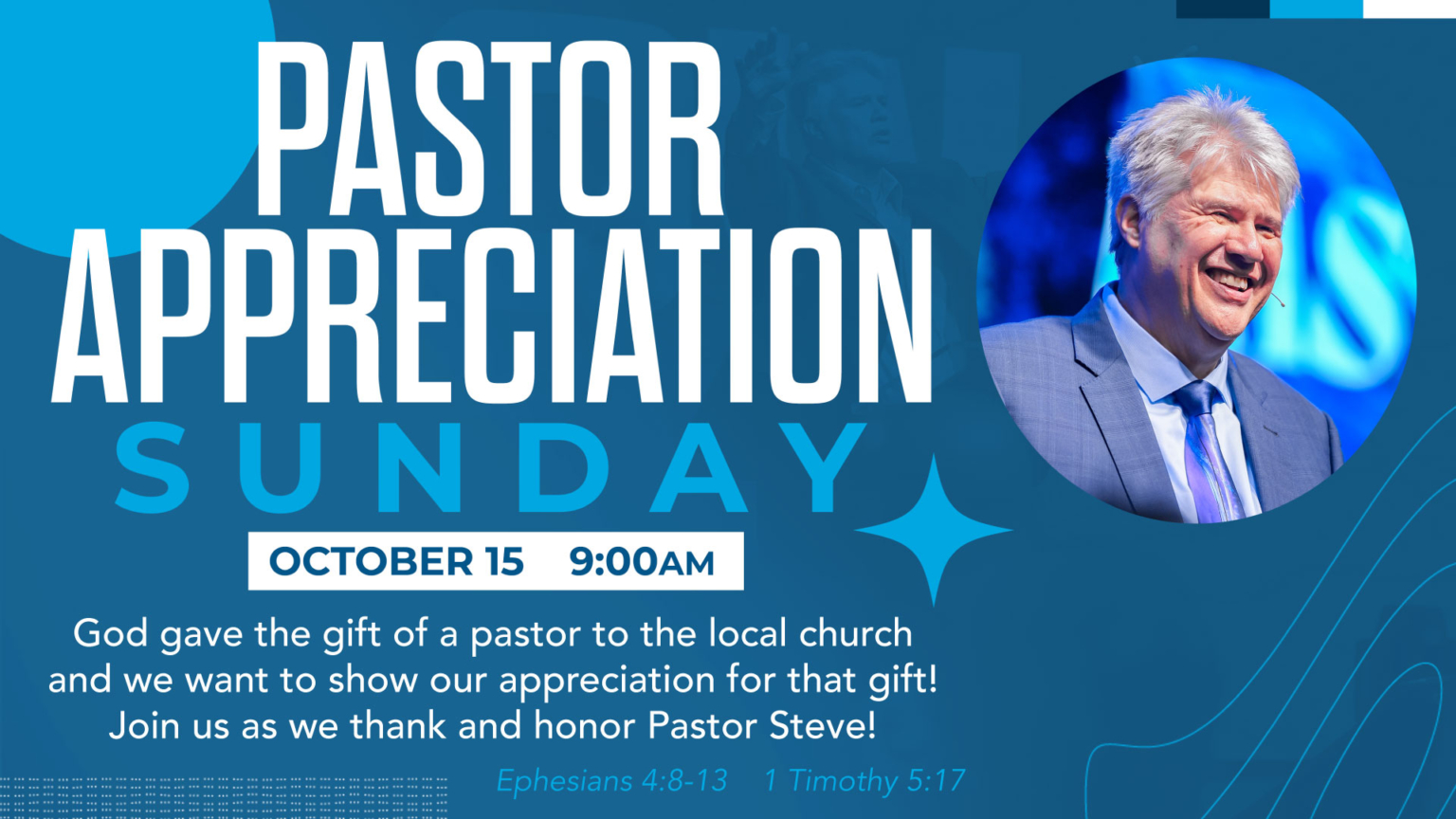 Pastor Appreciation Sunday - Family Worship Center